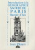 Introduction a la géographie sacrée de Paris Barque d'Isis. Jean PHAURE