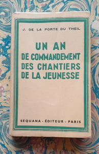 Un an de commandement des chantiers de la jeunesse