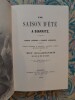 Une saison d'&eacute;t&eacute; &agrave; Biarritz 1859. Isidore LAGARDE