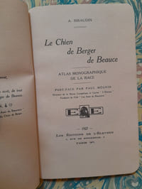 Le chien de Berger de Beauce Atlas monographique de la race