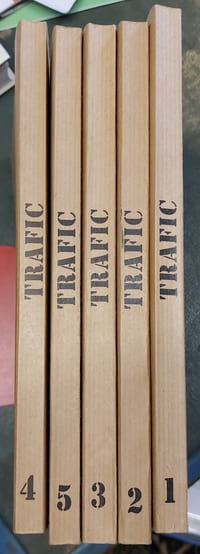 TRAFIC (lot des 5 premiers numéros)