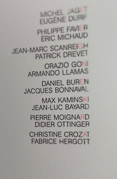 PASSE revue éditée à Lyon par Michel Chomarat . CHOMARAT Michel
BUREN Daniel
JAGET Michel 
Durif Eugène 
FAVIER Philippe
MICHAUD Eric
collectif