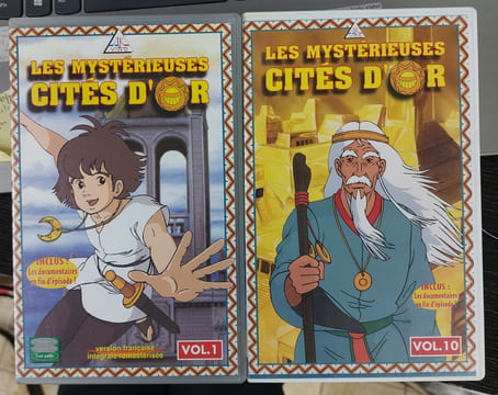 AK vidéo - les 39 épisodes en 10 VHS - rare ensemble collector ( légère usure d'ensemble) . les mystérieuses cités d'or (VHS - version française ...
