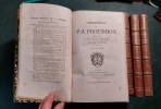 Correspondance de P.-J. PROUDHON complet en 14 volumes. PROUDHON Pierre Joseph