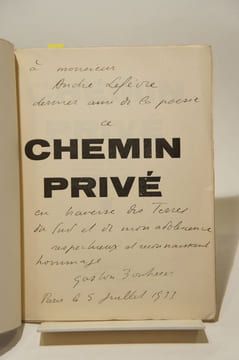 Chemin privé. BONHEUR (Gaston)