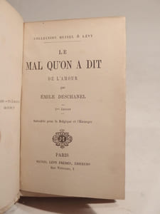 Le mal qu'on a dit de l'amour