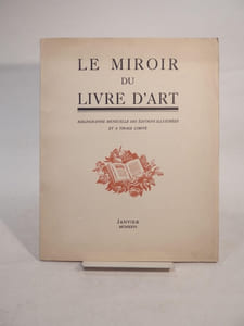 Le Miroir du livre dart : De lart du bois et de Jacques Boullaire.