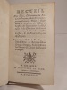 Recueil des Edits, D&eacute;clarations du Roi, Lettres patentes, Arr&ecirc;ts et Sentences, portant Cr&eacute;ation, Union et R&eacute;glements de Fonctions des Offices de ...