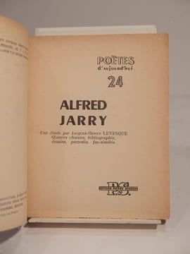 Alfred Jarry. LEVESQUE (Jacques-Henry), JARRY (Alfred), BRYEN (Camille)