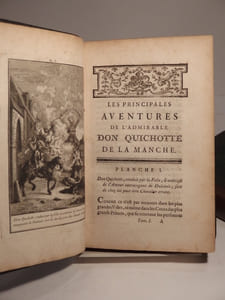 Les Principales Aventures de l'Admirable Don Quichotte, Représentées en Figures par Coypel, Picart le Romain, et autres habiles Maîtres ; avec les explications des trente-une Planches de cette magnifique collection ; Tirées de l'Original Espagnol de Miguel de Cervantes.