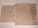 2 cartes gravées / 2 engraved maps: The Approach to Bombay, Bombay Harbour.. 