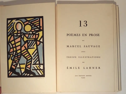 13 poèmes en prose, avec treize illustrations de Émile LAHNÉR