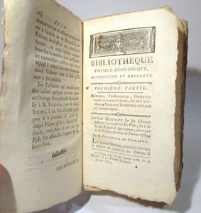 Bibliothèque physico-économique instructive et amusante, année 1784, troisième année