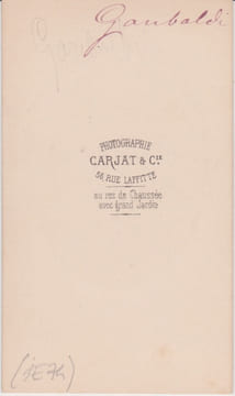 Giuseppe Garibaldi. CARJAT (Etienne)