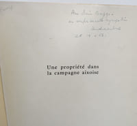 Maisons de plaisance par André Arbus. Une propriété dans la campagne aixoise