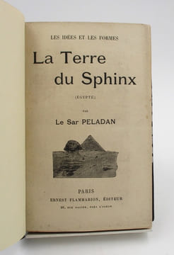 La Terre du Sphinx (Egypte).La Terre du Christ. LE SAR PELADAN (Joséphin Péladan, dit)