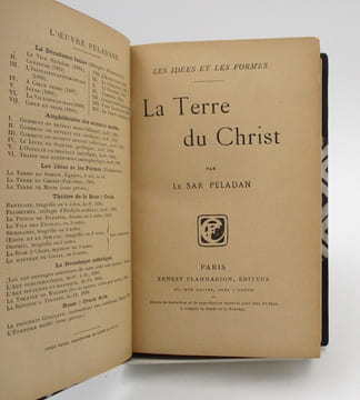 La Terre du Sphinx (Egypte).La Terre du Christ. LE SAR PELADAN (Joséphin Péladan, dit)