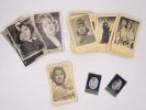 Recollection of Greta Garbo portrait postcards, and 2 envelopes of 10 mini portraits. GARBO (Greta)