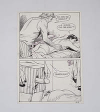 7 planches originales de "Fumetti" pornographiques