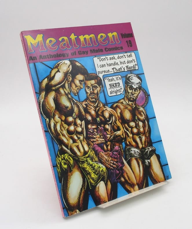 MEATMEN Vol. 3 : AN ANTHOLOGY OF GAY MALE COMICS- by Winston buy Leyland (1990) PB