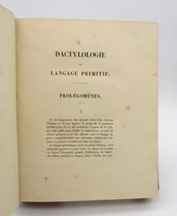 Dactylologie et Langage primitif restitués d'après les monuments