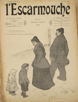 L'Escarmouche. Première année N°3. DARIEN (Georges), TOULOUSE-LAUTREC (Henri de), IBELS (Henri-Gabriel), VALLOTTON (Félix)