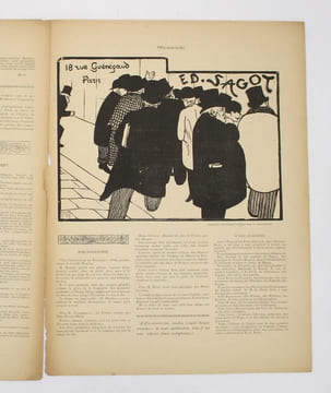 L'Escarmouche. Première année N°3. DARIEN (Georges), TOULOUSE-LAUTREC (Henri de), IBELS (Henri-Gabriel), VALLOTTON (Félix)