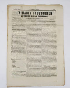 L'Aimable faubourien. Journal de la canaille. Numéros 1 à 4