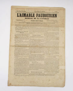 L'Aimable faubourien. Journal de la canaille. Numéros 1 à 4