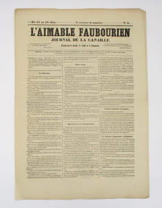 L'Aimable faubourien. Journal de la canaille. Numéros 1 à 4