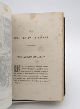 Les Heures parisiennes. 25 eaux fortes d'Emile Benassit. [Précédé de:] Appendice aux Heures parisiennes : Histoire du livre d'Alfred Delvau intitulé ...