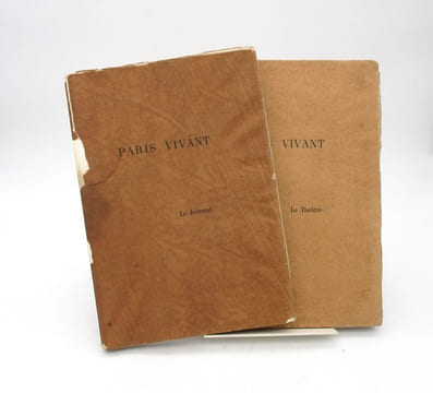 Paris Vivant. Le Journal. Le Théâtre. HUGHES (Clovis), SARCEY (Francisque)