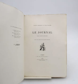 Paris Vivant. Le Journal. Le Théâtre. HUGHES (Clovis), SARCEY (Francisque)