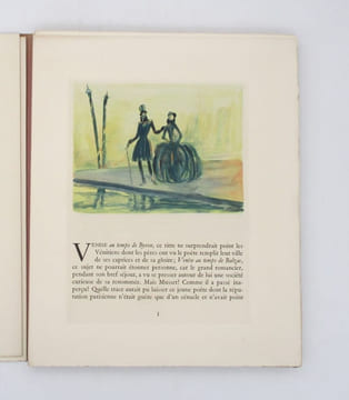 La Nuit vénitienne. de MUSSET (Alfred), DOMERGUE (Jean-Gabriel)