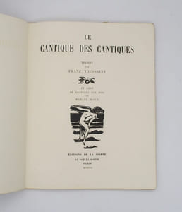 Le Cantique des Cantiques