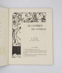Le Cantique des Cantiques