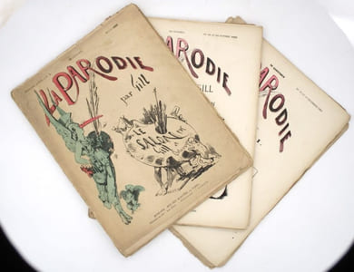 La Parodie par Gill. Du numéro 1 (4 juin 1869) au numéro 21 (du 9 au 16 janvier 1870)