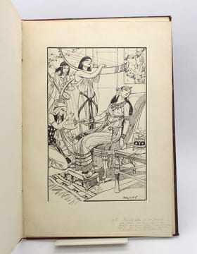 Le Roman de la momie. Dessins originaux. MORIN (Henry)