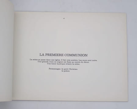 Saynetes Comiques. BOLTANSKI (Christian)
