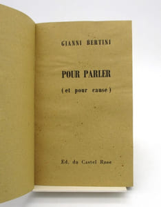 Pour parler (et pour cause)