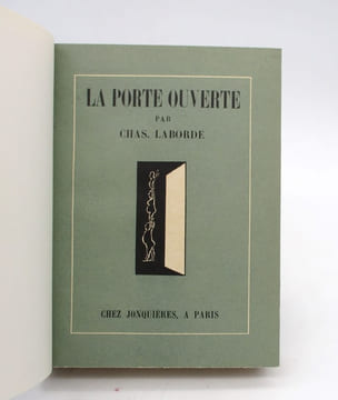 La porte ouverte. 75 dessins et commentaires par Chas Laborde.. CHAS LABORDE