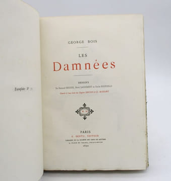 Les Damnées. BOIS (George), BESNIER (Fernand), LAISSEMENT (Henri), BOURDELLE (Emile)