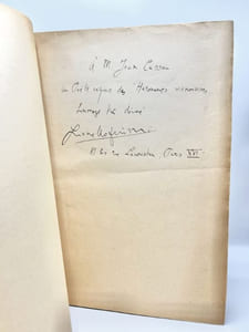"Survivances", Poèmes de Lionello Fiumi, traduits de l'italien par Pierre de Nolhac, de l'Académie française, Eugène Bestaux, Henri Marchand, Alfred Mortier