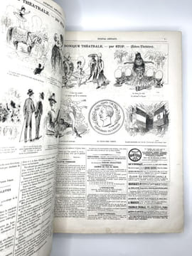 Le Journal amusant, Journal illustré, Journal d'images, Journal comique, critique, satirique, etc. (Années 1883-1884). undefined