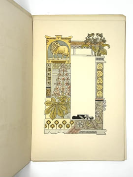 Calendrier Signes du Zodiaque pour Le bon marché, 1886. GRASSET Eugène, LAHURE