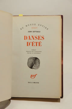 Danses d'été. Quatre tentatives d'interprétation d'une histoire amoureuse.. GOYTISOLO (Juan)