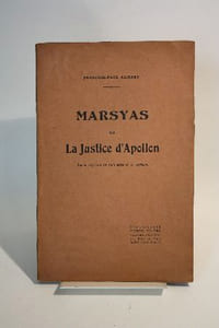 Marsyas ou la justice d'Apollon. Drame satyrique en trois actes et un prologue.