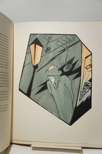 Lazare de Henri Béraux. 15 bois originaux en couleurs, frontispice et culs de lampe gravés par Maurice L'Hoir.