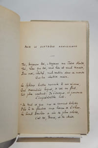 MANUSCRIT : Odes à Jessica.