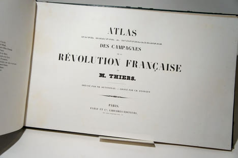 Atlas pour l'intelligence des campagnes de la Révolution française de M. Thiers. Dressé par Th. Duvotenay. - Gravé par Ch. Dyonnet.. THIERS, ...